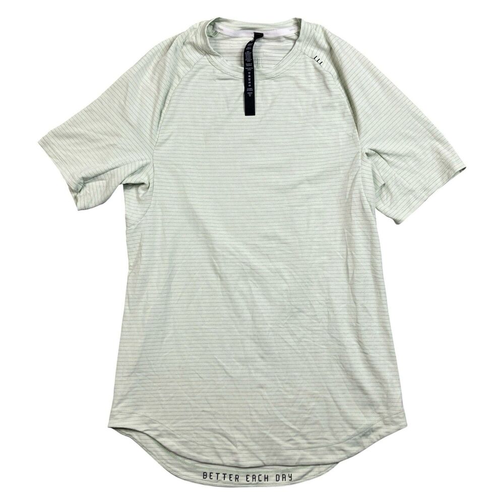Lululemon Drysense Mens T-Shirt XS Green Athletic Better Each Day Running Gym